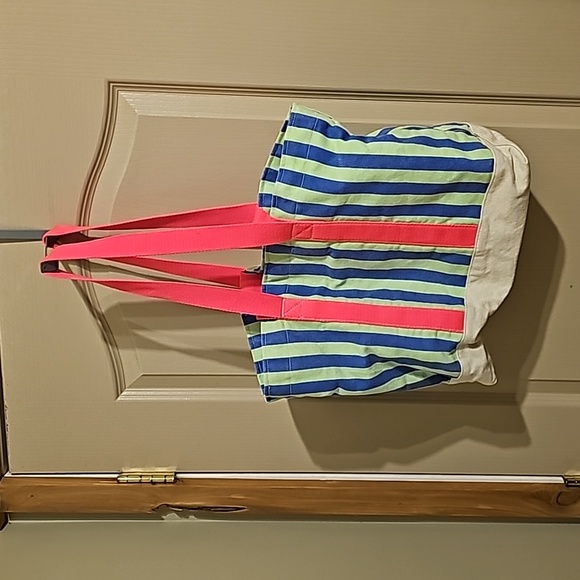 Universal Thread neon pink, green and blue thick fabric tote bag 🎒 - Picture 2 of 8